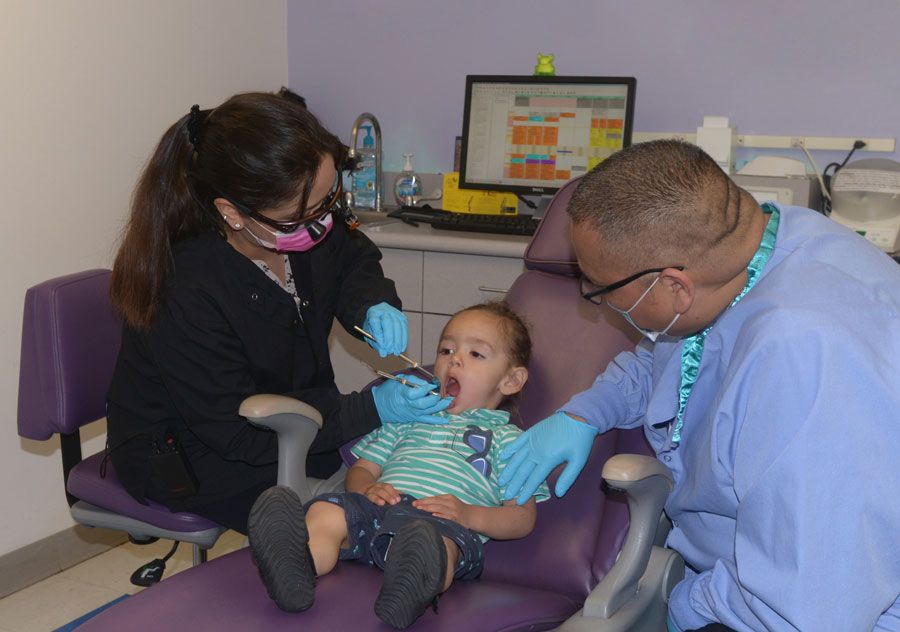 child in dental chair 2